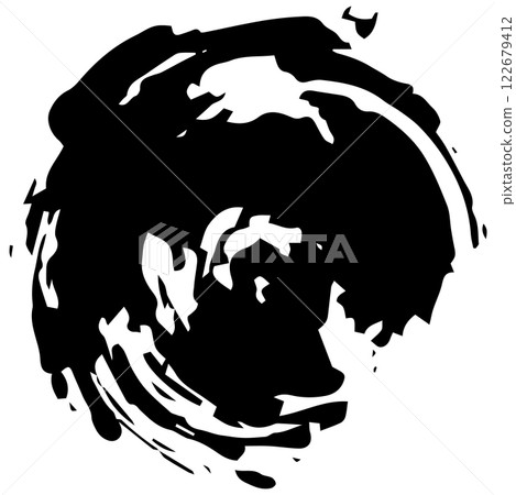Green fish with an elegant tail, depicted in a minimalistic style, suitable for packaging design, labels, or advertising materials Green fish with an elegant tail, depicted in a minimalistic style, suitable for packaging design, labels, or advertising materials 122679412