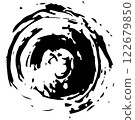 Green fish with an elegant tail and eye, depicted in a minimalistic style, perfect for educational projects 122679850