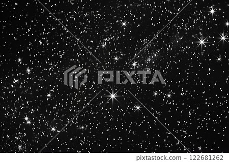 Stunning starry night sky with countless twinkling stars 122681262