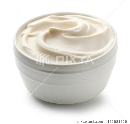 bowl of sour cream bowl of sour cream 122681326