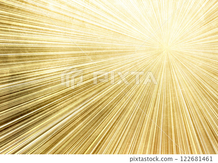 Yellow radial lines, streaks of light (background material) Yellow radial lines, streaks of light (background material) 122681461
