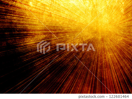 Yellow radial lines, streaks of light (background material) 122681464