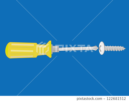 Tightening the screws with a screwdriver Tightening the screws with a screwdriver 122681512
