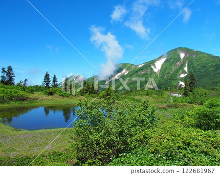 Mt. Hiuchi and Tengu's Garden in Summer Mt. Hiuchi and Tengu's Garden in Summer 122681967