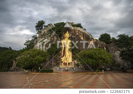 THAILAND RATCHABURI KHAO NGU GOLDEN BUDDHA THAILAND RATCHABURI KHAO NGU GOLDEN BUDDHA 122682175