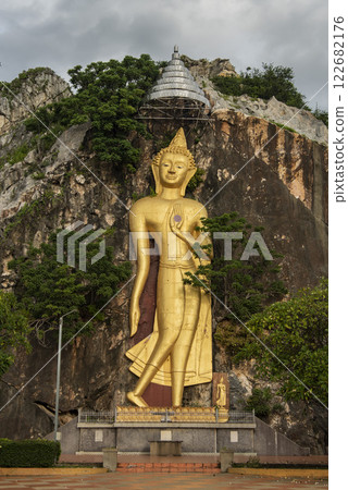 THAILAND RATCHABURI KHAO NGU GOLDEN BUDDHA THAILAND RATCHABURI KHAO NGU GOLDEN BUDDHA 122682176