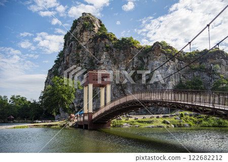 THAILAND RATCHABURI KHAO NGU ROCK PARK THAILAND RATCHABURI KHAO NGU ROCK PARK 122682212