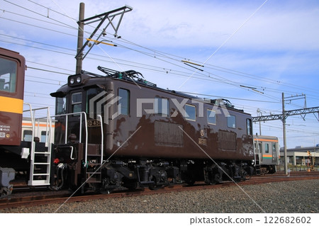 Sangi Railway ED45 electric locomotive, restored to its original appearance_Photo taken on 13 December 2024 Sangi Railway ED45 electric locomotive, restored to its original appearance_Photo taken on 13 December 2024 122682602