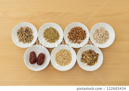 Chinese herbal medicine, herbal medicine, oriental medicine [Kakkonto - preparation - 7 sets] 122683434