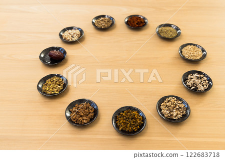 Chinese herbal medicine, herbal medicine, oriental medicine Chinese herbal medicine, herbal medicine, oriental medicine 122683718