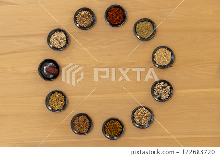 Chinese herbal medicine, herbal medicine, oriental medicine Chinese herbal medicine, herbal medicine, oriental medicine 122683720