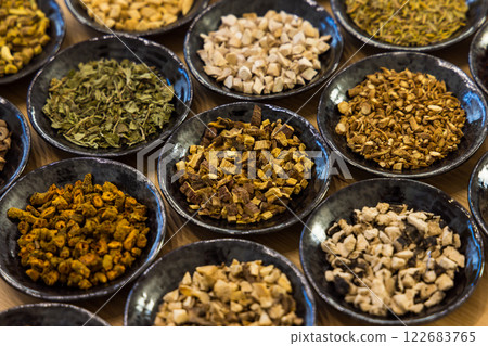 Chinese herbal medicine, herbal medicine, oriental medicine Chinese herbal medicine, herbal medicine, oriental medicine 122683765