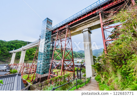 Sanin Main Line Amarube Bridge Sanin Main Line Amarube Bridge 122683771