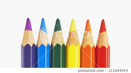 用色鉛筆製作的 LGBTQ 多元化彩虹驕傲旗 用色鉛筆製作的 LGBTQ 多元化彩虹驕傲旗 122684043