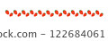 Hand-drawn strawberry border 122684061