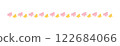 Hand-drawn butterfly border 122684066