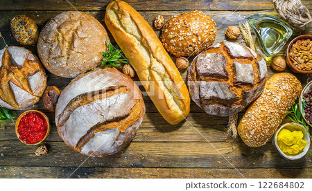 Assorted bread 122684802