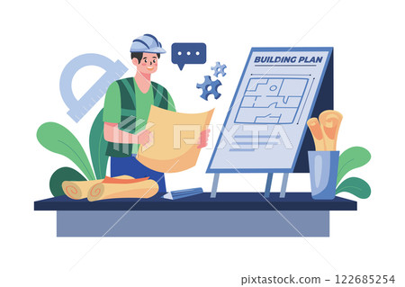 Civil Engineer Looking For Building Plan 122685254