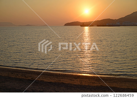 Watching the sunset from Shodoshima Angel Road - 9 122686459