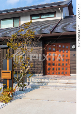 日本現代房屋外觀、入口通道、外觀 122686628