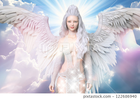 長著大翅膀的微笑天使 長著大翅膀的微笑天使 122686940