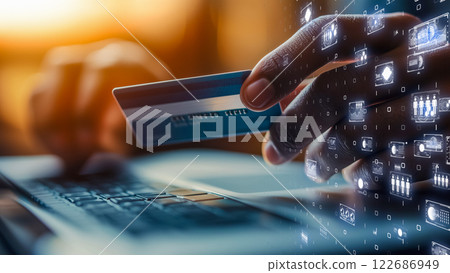 數位金融和非接觸式支付 122686949