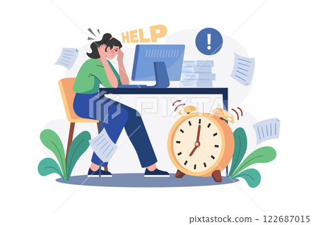 Need Help Illustration concept on white background Need Help Illustration concept on white background 122687015