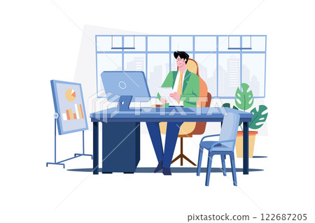 Director shaping organizational vision. Director shaping organizational vision. 122687205
