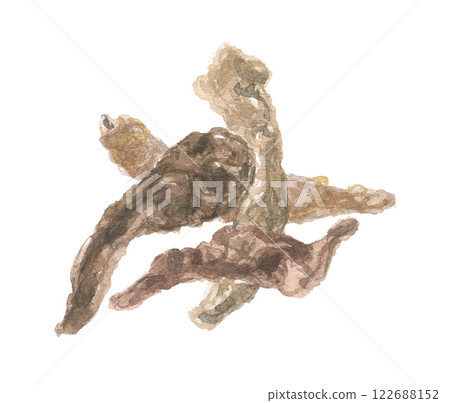 地黃水彩畫 地黃水彩畫 122688152