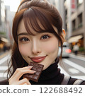拿著巧克力轉身的女人 122688492