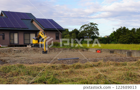 Farmland converted for other uses and developed, and heavy machinery used Farmland converted for other uses and developed, and heavy machinery used 122689013