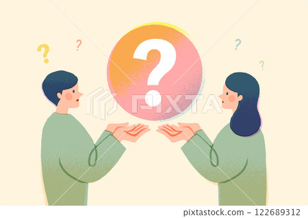 一對可疑夫婦的圖像插圖 122689312