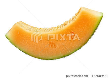 Ripe slice of Mixed fruit floating, isolated background Ripe slice of Mixed fruit floating, isolated background 122689480