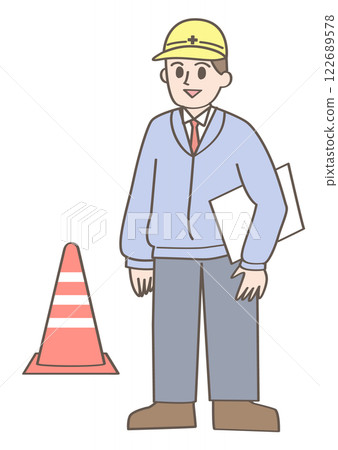 Workers working on site 122689578