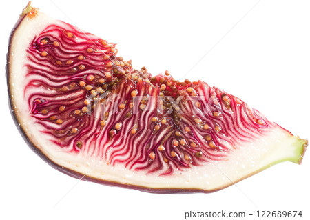 Ripe slice of Mixed vegetables floating isolated background Ripe slice of Mixed vegetables floating isolated background 122689674