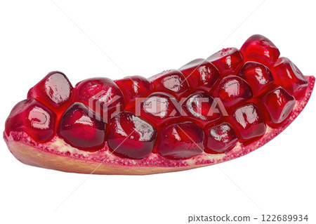 Ripe slice of Mixed fruit floating, isolated background Ripe slice of Mixed fruit floating, isolated background 122689934