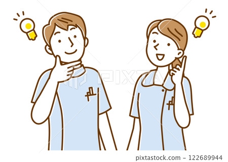 一位男護士和一位女護士想出了好主意 122689944