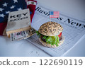 Hamburger and Business 122690119