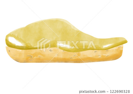 watercolor, sandwich, bread 122690328
