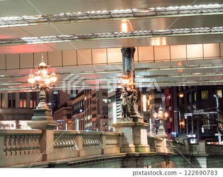 Nihonbashi at dusk, Tokyo 122690783