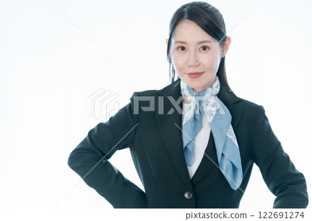 Career woman on white background 122691274