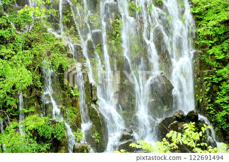 Fresh greenery on Taru Falls Fresh greenery on Taru Falls 122691494