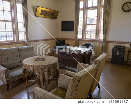 The head of the branch office in the former Urakawa branch office building, Historical Village of Hokkaido The head of the branch office in the former Urakawa branch office building, Historical Village of Hokkaido 122691587
