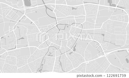 Background Breda map, Netherlands, white and light grey city poster with roads and water. Background Breda map, Netherlands, white and light grey city poster with roads and water. 122691739
