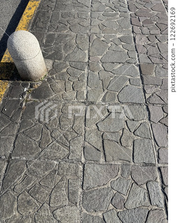 日本瀝青人行道照片 122692169