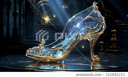 Glass high heels AI image Glass high heels AI image 122692251