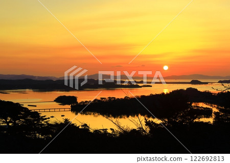 [宮城縣] 松島日出（日本三大美景之一） 122692813