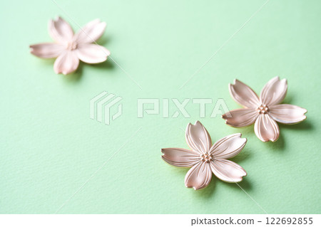 櫻花花瓣物體-春天的形象 122692855