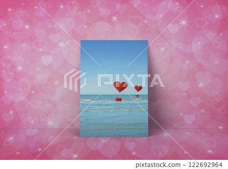 Valentines day concept, 3D rendering 122692964
