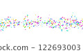 Sprinkles grainy on white background 122693003